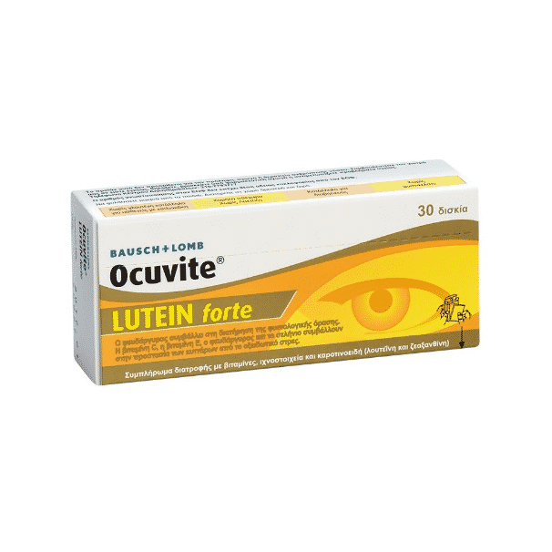 Bausch & Lomb Ocuvite Lutein Forte 30 κάψουλες