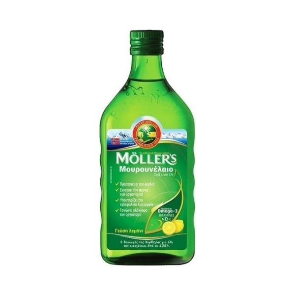 Möller's Cod Liver Oil Lemon Flavor 250ml