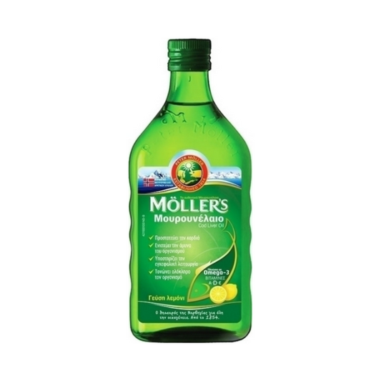 Möller's Cod Liver Oil Lemon Flavor 250ml