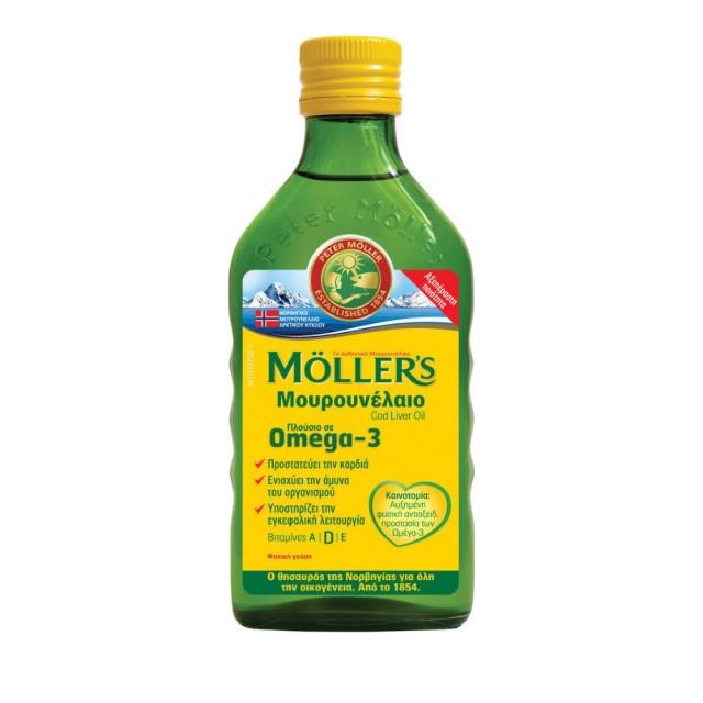 Möller's Cod Liver Oil Natural Flavor 250ml