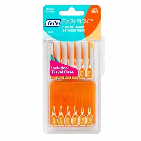 TePe EasyPick Interdental Brushes XS/S Orange 36 Pieces