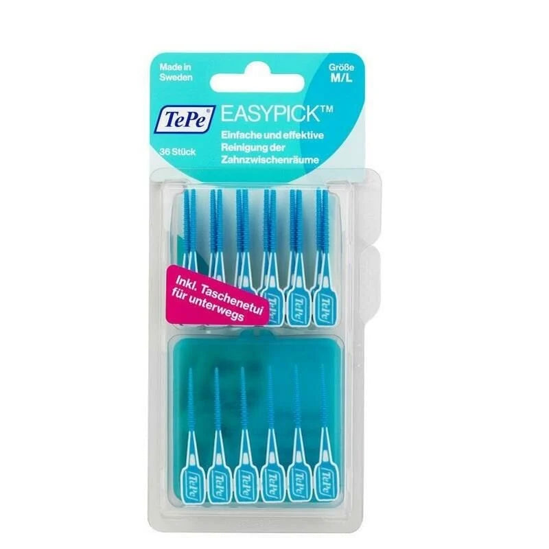 TePe EasyPick Interdental Brushes M/L Blue 36 Pieces