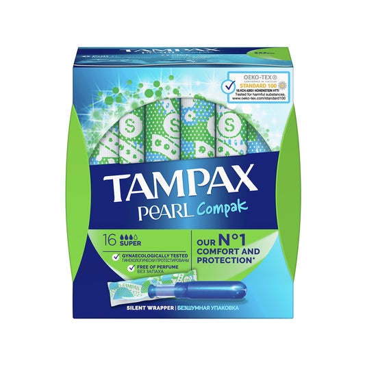 Tampax Compak Pearl Super (16 τεμάχια)