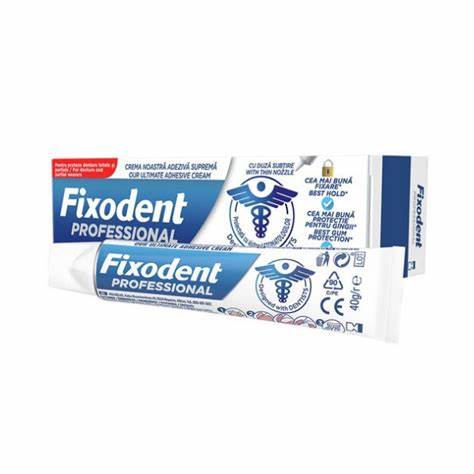 Fixodent Professional Στερεωτική Κρέμα για Τεχνητές Οδοντοστοιχίες - 40g