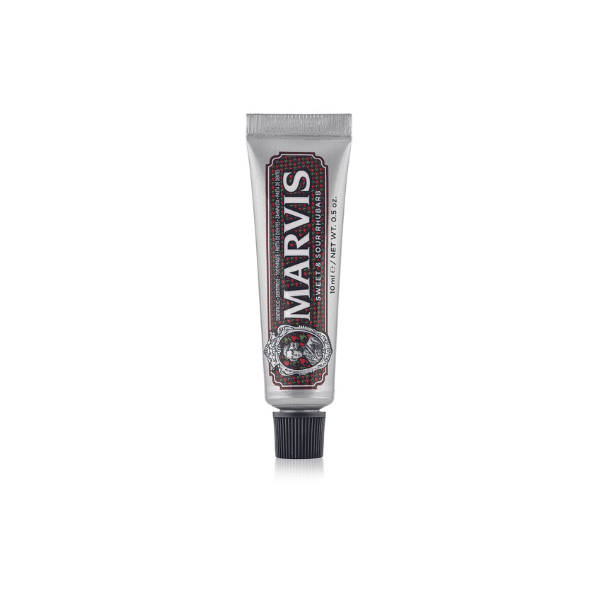 Marvis Sweet & Sour Rhubarb Mini Οδοντόκρεμα με Γλυκόξινο Ραβέντι, 10ml