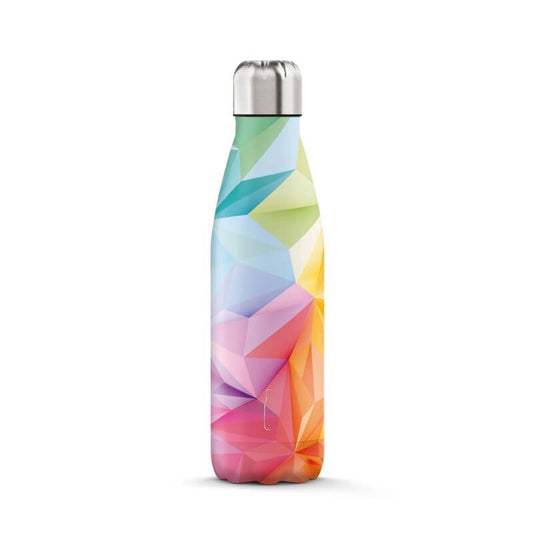 Steel Bottle 500ml Geometric Color