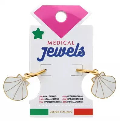 Medical Jewels POST 350 Cerchietto Oro con Pendente Conchiglia