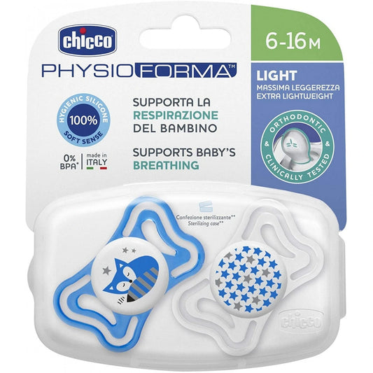 Chicco Physio Light Silicone Pacifier 6-16 Months