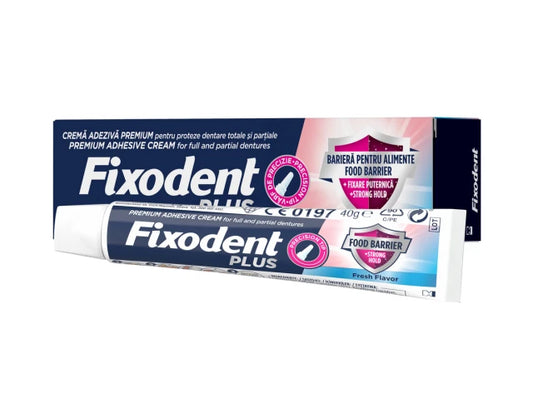 Fixodent Plus Food Barrier Fresh 40gr