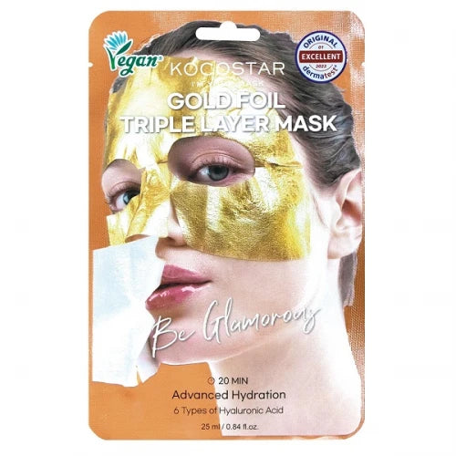 Kocostar Premium Gold Foil Triple Layer Mask 25ml