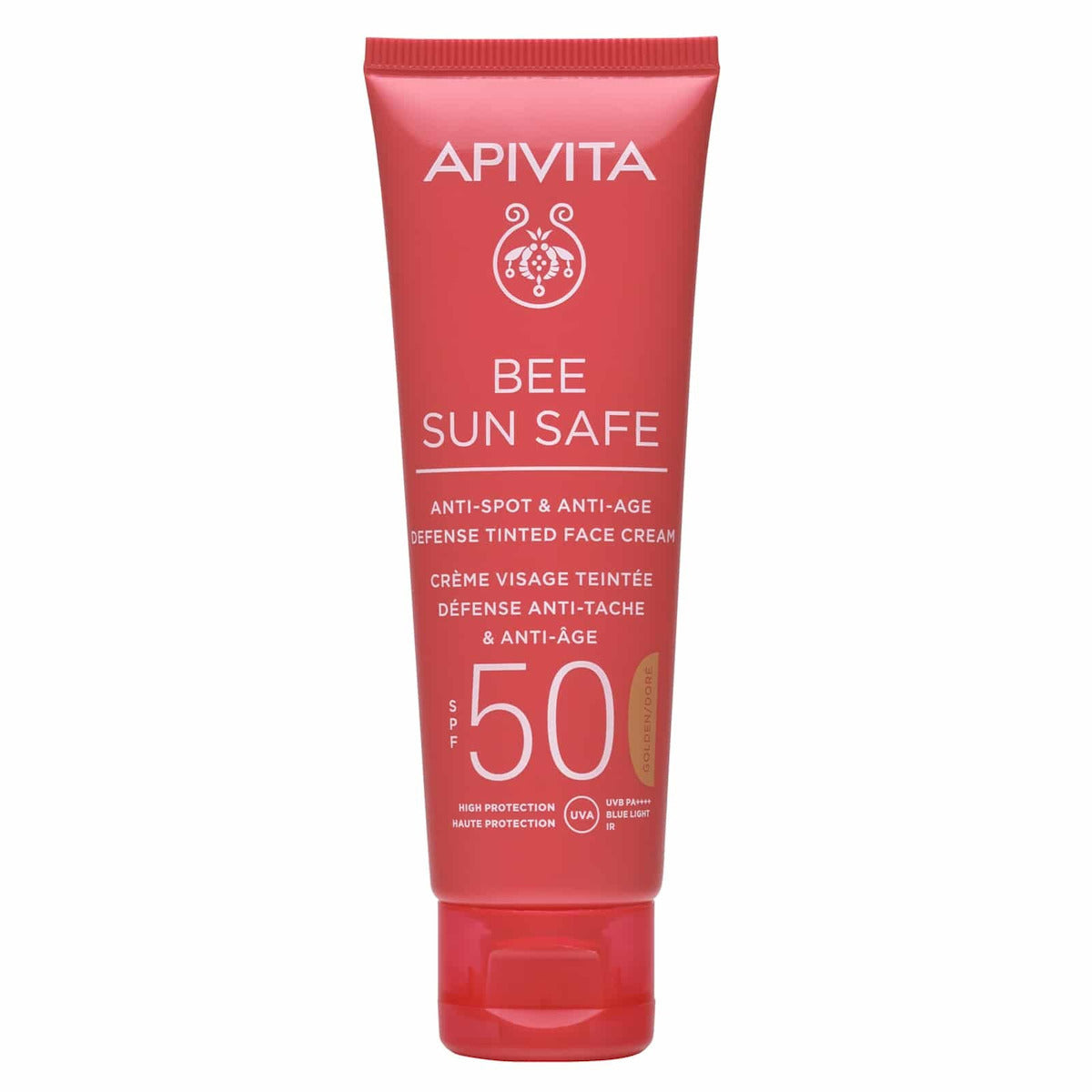 Apivita Bee Sun Safe Anti-Spot & Anti-Age Tinted Golden SPF50 50ml