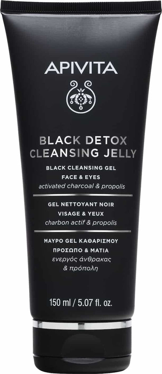 Apivita Black Detox Cleansing Jelly, 150ml