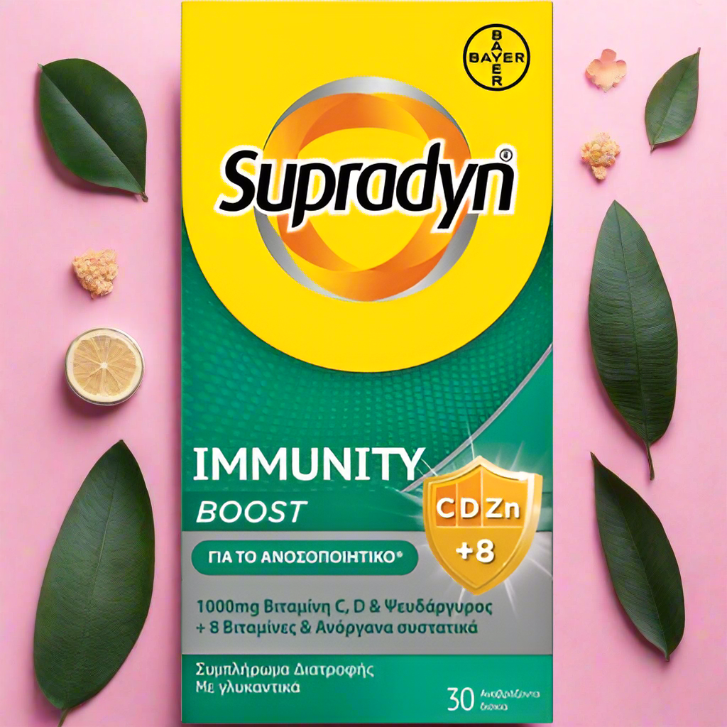 Supradyn Immunity Boost - Συμπλήρωμα Διατροφής 30 αναβράζοντα δίσκια