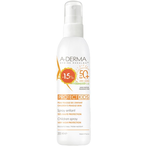 A-Derma Protect Kids Spray Enfant SPF 50+ 200ml