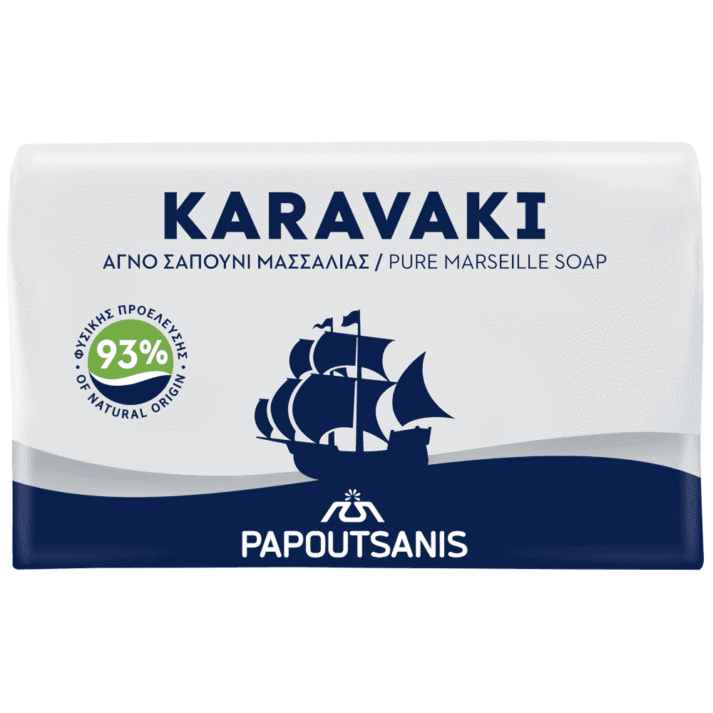 KARAVAKI Αγνό Σαπούνι Μασσαλίας σε Wrap Κλασσικό 125gr