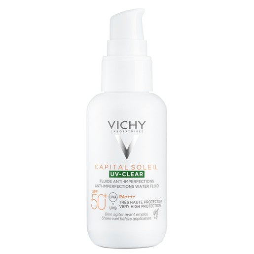 Vichy Capital Soleil UV-Clear Spf50+ Anti-Imperfections Water Fluid 40ml