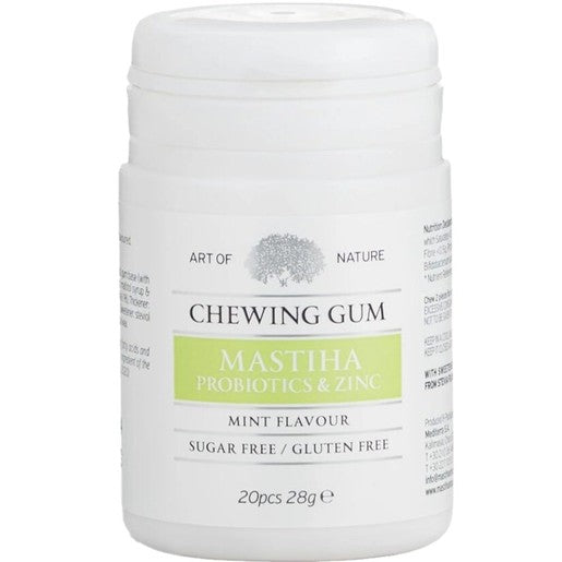 Mastiha Probiotics & Zinc Mint Chewing Gum, 20τμχ