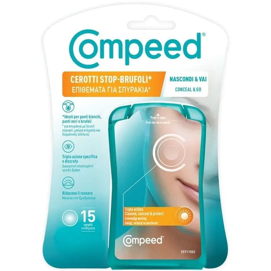 Compeed Επιθέματα Καθαρισμού για Σπυράκια, 15 Τεμάχια