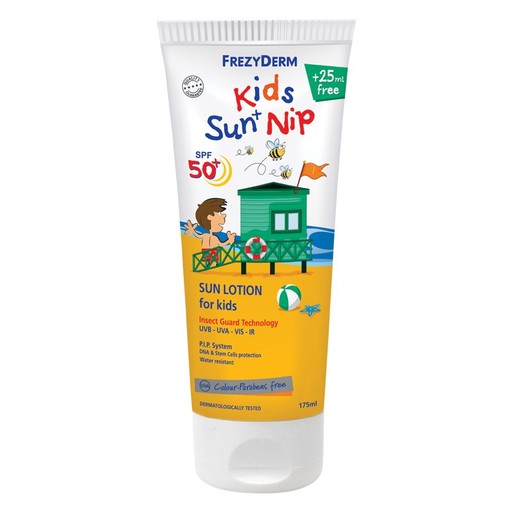 Frezyderm Kids Sun+Nip SPF50+ Sun Lotion 175ml