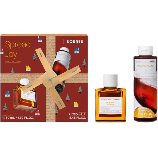 Korres Πακέτο Προσφοράς Spread Joy Oceanic Amber Eau De Toilette 50ml & Shower Gel 250ml