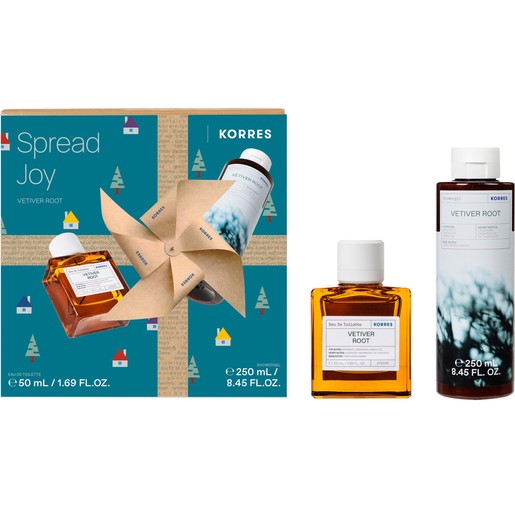 Korres Πακέτο Προσφοράς Spread Joy Vetiver Root Eau De Toilette 50ml & Showergel 250ml