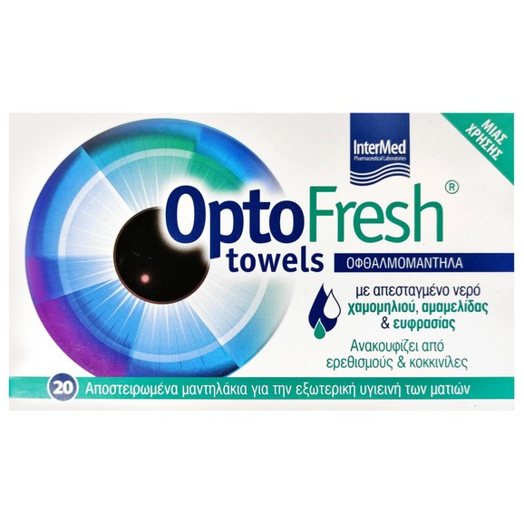 Optofresh Ophthalmic Towels, 20 Τεμάχια