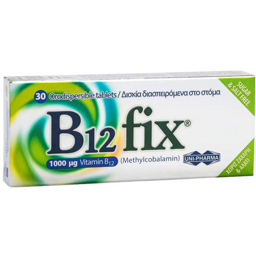 B12 Fix 1000μg, 30tabs