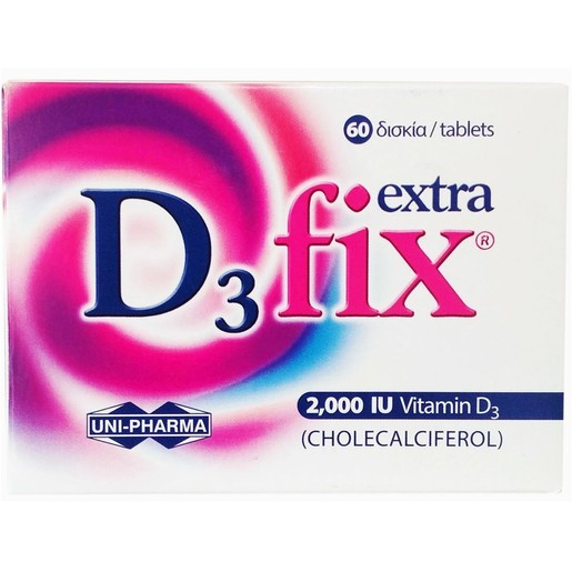 D3 Fix Extra 2000iu, 60tabs