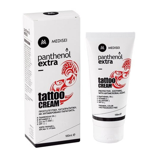 Panthenol Extra Tattoo Cream (100ml) - Κρέμα για την Περιποίηση της Επιδερμίδας με Τατουάζ